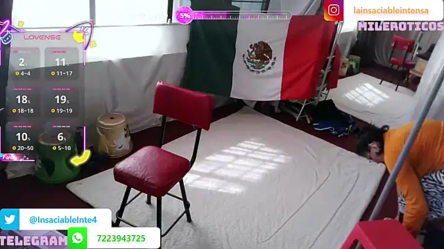 LaInsaciableIntensa online show from 17, 11, 2025