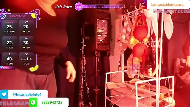 LaInsaciableIntensa online show from 16, 4, 2026