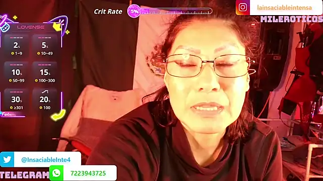 Snapshot of LaInsaciableIntensa chatting on 8, 6, 2026 LaInsaciableIntensa online show from 8, 6, 2026