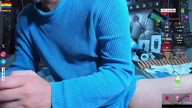 CrisJordan Hot online show from 1, 12, 2025