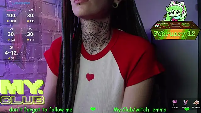 Witch Emma online show from 12, 2, 2026