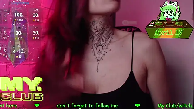 Witch Emma online show from 19, 4, 2026