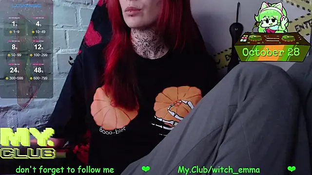 Witch Emma online show from 28, 10, 2025