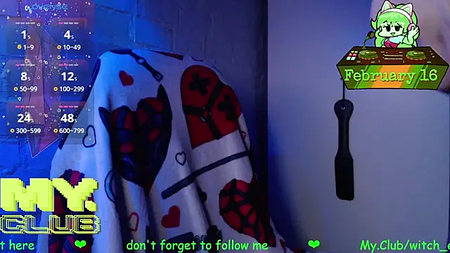 Witch Emma online show from 16, 2, 2026