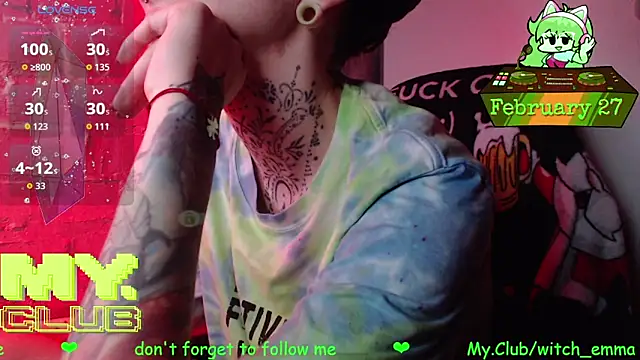 Witch Emma online show from 27, 2, 2026