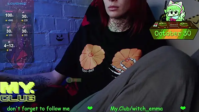 Witch Emma online show from 30, 10, 2025