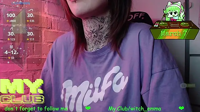 Witch Emma online show from 7, 3, 2026