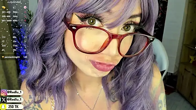 Snapshot of Redlu_1 chatting on 23, 1, 2025 Redlu 1 online show from 23, 1, 2025