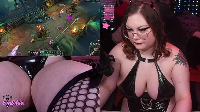 Snapshot of evamila chatting on 15, 6, 2026 evamila online show from 15, 6, 2026