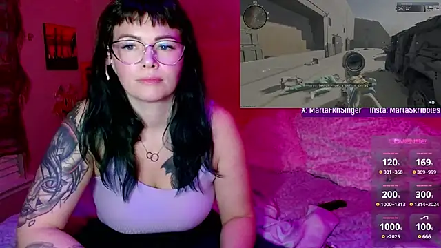 MarlaFknSinger online show from 20, 1, 2025