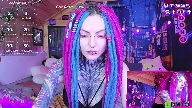 Snapshot of NekoCyber chatting on 4, 10, 2025 NekoCyber online show from 4, 10, 2025