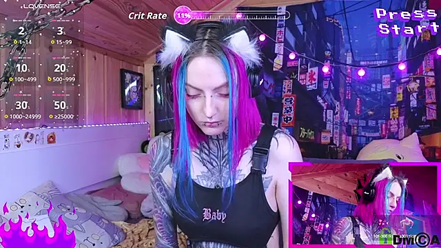 Snapshot of NekoCyber chatting on 12, 10, 2025 NekoCyber online show from 12, 10, 2025