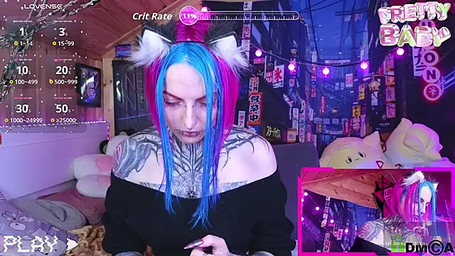 Snapshot of NekoCyber chatting on 18, 10, 2025 NekoCyber online show from 18, 10, 2025