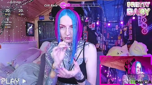 Snapshot of NekoCyber chatting on 23, 10, 2025 NekoCyber online show from 23, 10, 2025