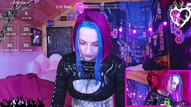 Snapshot of NekoCyber chatting on 9, 1, 2025 NekoCyber online show from 9, 1, 2025