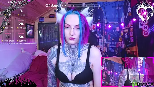 Snapshot of NekoCyber chatting on 25, 1, 2025 NekoCyber online show from 25, 1, 2025