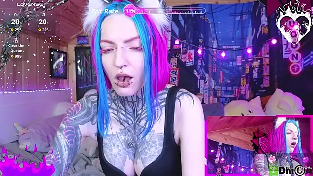 Snapshot of NekoCyber chatting on 2, 11, 2025 NekoCyber online show from 2, 11, 2025