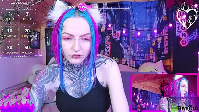 Snapshot of NekoCyber chatting on 19, 11, 2025 NekoCyber online show from 19, 11, 2025