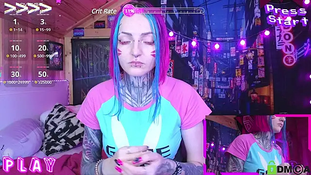 Snapshot of NekoCyber chatting on 4, 12, 2024 NekoCyber online show from 4, 12, 2024