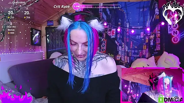 Snapshot of NekoCyber chatting on 26, 10, 2025 NekoCyber online show from 26, 10, 2025