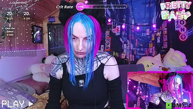 Snapshot of NekoCyber chatting on 19, 10, 2025 NekoCyber online show from 19, 10, 2025