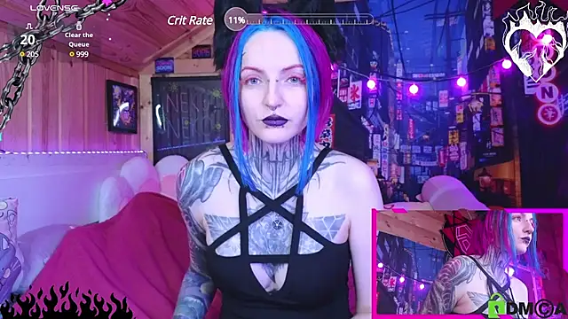 Snapshot of NekoCyber chatting on 8, 1, 2025 NekoCyber online show from 8, 1, 2025