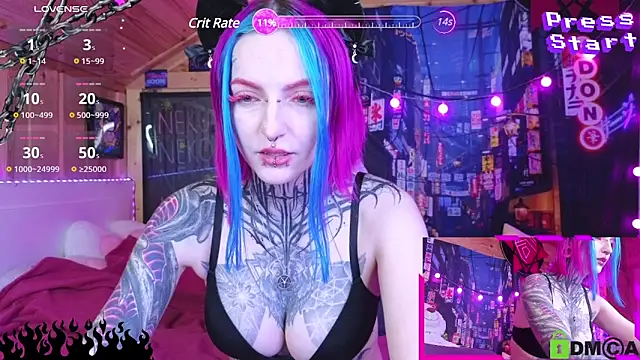 Snapshot of NekoCyber chatting on 23, 3, 2025 NekoCyber online show from 23, 3, 2025