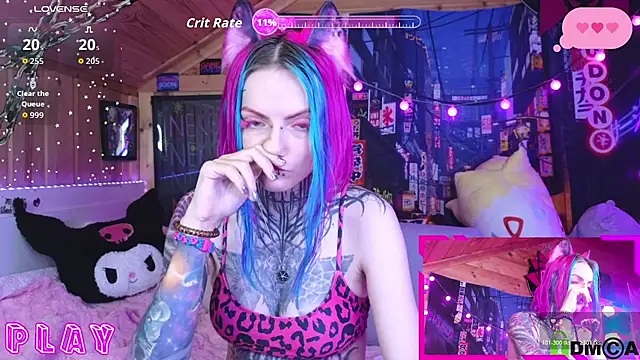 Snapshot of NekoCyber chatting on 28, 2, 2026 NekoCyber online show from 28, 2, 2026