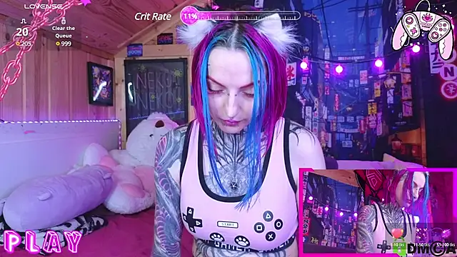 Snapshot of NekoCyber chatting on 20, 3, 2025 NekoCyber online show from 20, 3, 2025