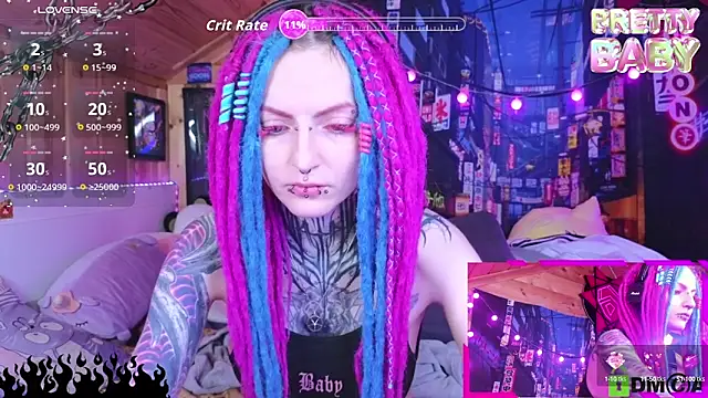 Snapshot of NekoCyber chatting on 1, 10, 2025 NekoCyber online show from 1, 10, 2025