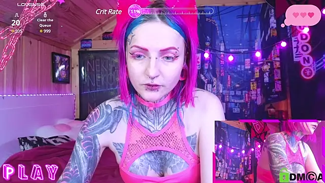 Snapshot of NekoCyber chatting on 11, 12, 2024 NekoCyber online show from 11, 12, 2024