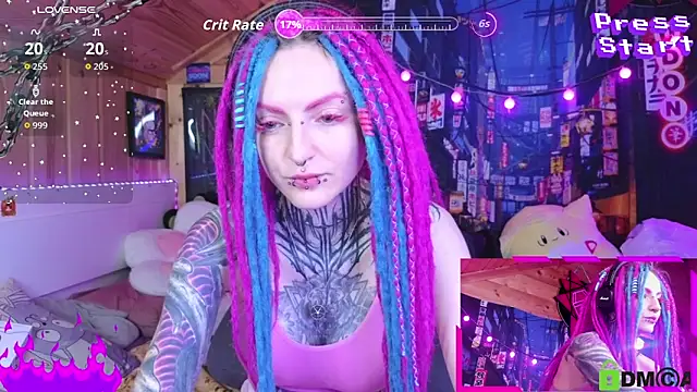 Snapshot of NekoCyber chatting on 8, 10, 2025 NekoCyber online show from 8, 10, 2025
