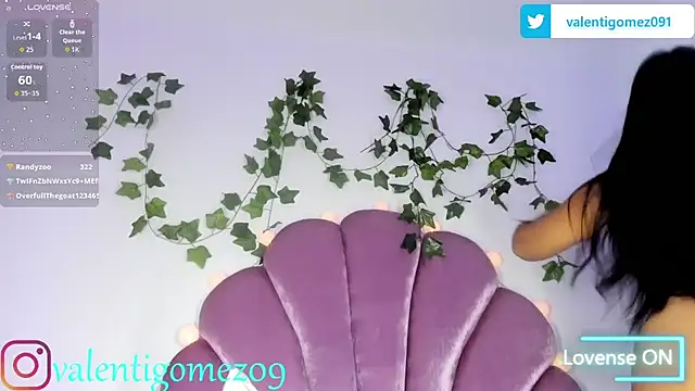 Valetigomez online show from 3, 2, 2026