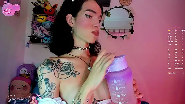 Snapshot of Saby_mermaid chatting on 13, 12, 2024 Saby mermaid online show from 13, 12, 2024