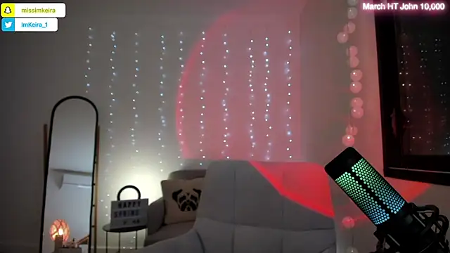 ImKeira online show from 9, 3, 2026