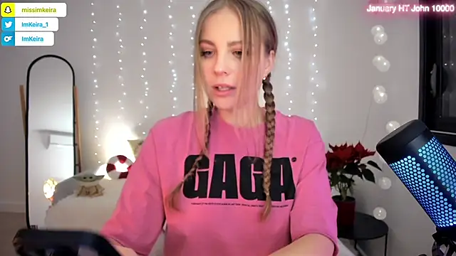 ImKeira online show from 8, 1, 2026