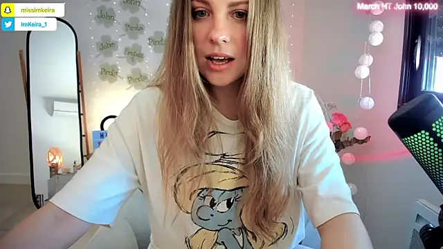 ImKeira online show from 13, 3, 2026