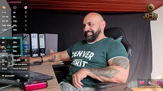 Snapshot of JD-69 chatting on 8, 11, 2025 JD-69 online show from 8, 11, 2025