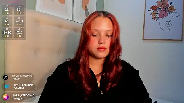 YuliCardona  online show from 18, 2, 2025