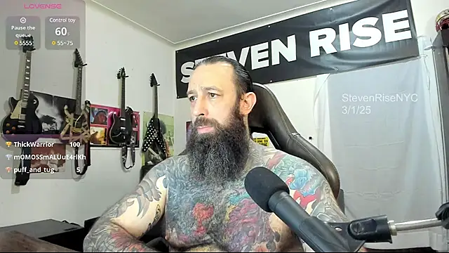 StevenRiseNYC online show from 2, 3, 2025